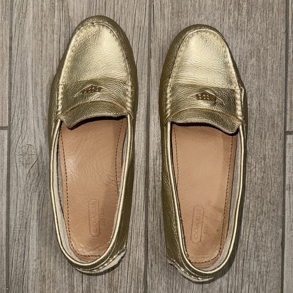 Coach Nicola Leather Loafer Size 7.5 - Picture 3 of 13